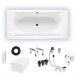 Riho Rechteck-Badewanne Lima 190x90 cm / weiß B053001005 AKTIONSPREIS