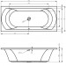 Riho Rechteck-Badewanne Lima 200x90 cm / weiß B054001005 AKTIONSPREIS