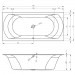 Riho Rechteck-Badewanne Linares 190x90 B143001005 AKTIONSPREIS
