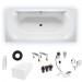 Riho Rechteck-Badewanne Linares rechts,  170x75 BT44005