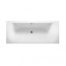 Riho Rechteck-Badewanne Linares seidenmatt weiß 180x80,  BT46105