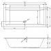 Riho Rechteck-Badewanne Lugo 200x90/weiß glänzend B137001005 AKTIONSPREIS