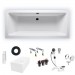 Riho Rechteck-Badewanne Lusso 180x90 cm / weiß B026001005 AKTIONSPREIS