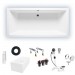 Riho Rechteck-Badewanne Lusso 190x90 cm / weiß B037001005 AKTIONSPREIS
