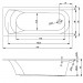 Riho Rechteck-Badewanne Miami 170x70 cm / weiß B060001005 AKTIONSPREIS