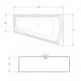 Riho Still Shower Plug & Play Badewanne, Eckausführung links, 1700x1100mm, 240 Ltr.