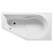 Riho Yukon Plug & Play Badewanne, Eckausführung links, inkl. Füße, 1600x900mm, 175 Ltr.