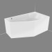 Riho Yukon Plug & Play Badewanne, Eckausführung links, inkl. Füße, 1600x900mm, 175 Ltr.