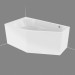 Riho Yukon Plug & Play Badewanne, Eckausführung, rechts, inkl. Füße, 1600x900mm, 175 Ltr.