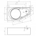 Riho Yukon Plug & Play Badewanne, Eckausführung, rechts, inkl. Füße, 1600x900mm, 175 Ltr.