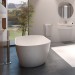 Navarra 170x80x55,5 wit mat / mat incl. sifon