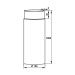 Rockytherm Rauchrohr 1000 mm, DM150, Farbe: Grau