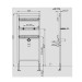 SANIT Waschtisch-Element INEO Aufputz -Wandarmatur 1120/525