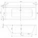 Wannenset Villeroy & Boch Subway Duo 1800x800