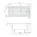 Wannenset Villeroy & Boch O.novo Solo Rechteck 160x70