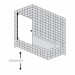 Sprinz Omega Plus Wannenaufsatz Pendeltür 1tlg, 900x1500 mm kristall hell / SpriClean/ chrom/