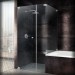 Sprinz Nexa Pendeltüren oder Tür nach außen öffnend, Ecke neben Wanne, 900x 900x 2000 mm