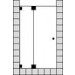 Sprinz Nexa Pendeltüren oder Tür nach außen öffnend, Nische, 900x 2000 mm