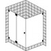 Sprinz Omega Black Edition Fronteinstieg 2-teilig 1000x1000x2000, schwarz matt OB11.0