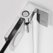 SPRINZ Omega Duschabtrennung auf Badewanne, Pendel- oder Drehtür, 800 x 1500, verschiedene Profilfarben, O20.1