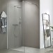 SPRINZ Rocky-Line I Walk-in Duschabtrennung, 1400 x 2100, teilgerahmt, verschiedene Profilfarben, IP31.2