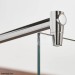 SPRINZ Rocky-Line I Walk-in Duschabtrennung, 1400 x 2100, teilgerahmt, verschiedene Profilfarben, IP31.2