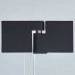 SPRINZ Rocky-Line O Duschabtrennung 1000 x 1000 x 2000, Pendeltür oder Drehtür mit Festteil, eine Seitenwand, verschiedene Profilfarben, O11.0