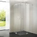 SPRINZ Rocky-Line O Duschabtrennung 900 x 900 x 2000, Eckeinstieg mit Pendeltüren, verschiedene Profilfarben, O10.9