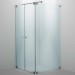SPRINZ Rocky-Line O Duschabtrennung 900 x 900 x 2000, Fronteinstieg mit Pendeltüren, verschiedene Profilfarben, O19.5
