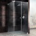 SPRINZ Rocky-Line O Duschabtrennung 900 x 900 x 2000, Fronteinstieg mit Pendeltüren, verschiedene Profilfarben, O19.5