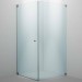 SPRINZ Rocky-Line O Duschabtrennung 900 x 900 x 2000, Pendeltür oder Drehtür ohne Festteil, eine Seitenwand, verschiedene Profilfarben, O13.9