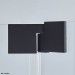 SPRINZ Rocky-Line O Duschabtrennung, Viertelkreisdusche, mit Pendeltüren und zwei Festteilen, für Wannenradius 550 mm, 1000 x 1000 x 2000, verschiedene Profilfarben, O25.6