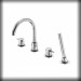 Steinberg Serie 100 4-Loch Wannenrand-Armatur, chrom