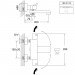 Steinberg Serie 100 Azputzthermostat ½″ für Wanne, chrom