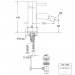 Steinberg Serie 100 Bidet-Einhebelmischer, chrom