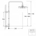 Steinberg Serie 100 Brauseset, zum Anschluss an externe Brausearmatur, chrom