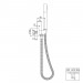 Steinberg Serie 100 Handbrausegarnitur, rose gold