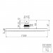 Steinberg Serie 100 "Rain Shower" Regenbrause Ø 250 mm X 8 mm, nickel gebürstet