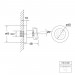 Steinberg Serie 100 Seitenbrause  1/2″, Schwenkbar, chrom