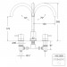 Steinberg Serie 100 Waschtisch-Armatur mit Ablaufgarnitur, chrom