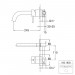 Steinberg Serie 100 Waschtisch-Wand-Einhebelmischer, chrom