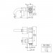 Steinberg Serie 100 Waschtisch-Wand-Einhebelmischer, Fertigmontageset, Ausladung: 165 mm, chrom