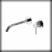 Steinberg Serie 100  Waschtisch-Wand-Einhebelmischer, Fertigmontageset, Ausladung: 245 mm, chrom