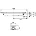 TECEdrainprofile Ablauf "flach" Auslauf DN 40 seitlich, 0,53 l/s