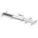 TECEdrainline Glasabdeckung grün 1500 mm Edelstahl poliert, gerade