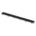 TECEdrainline Glasabdeckung schwarz 800 mm Edelstahl poliert, gerade