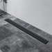 TECEdrainline Glasabdeckung, schwarz satiniert, 1500 mm