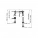 TECEdrainline Montagefüße 92-139 mm für Ablauf "flach" und "Norm"