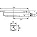 TECEdrainprofile Ablauf "Norm", Auslauf DN 50 seitlich, 0,8 l/s