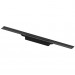 TECEdrainprofile Duschprofil, 1600 mm, Edelstahl gebürstet, schwarz
